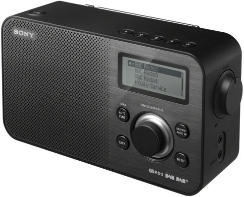 Image of Sony Xdrs60dbp Portable Radio - Black