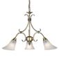 Endon Lighting One Light Chandelier in Antique Brass