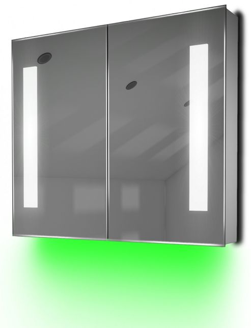 Image of Ambient Demist Bathroom Cabinet With Sensor & Internal Shaver Socket K80g