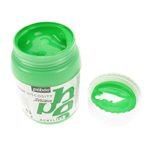 Image of Pebeo Studio Acrylic 500ml - Cadmium Green Imit