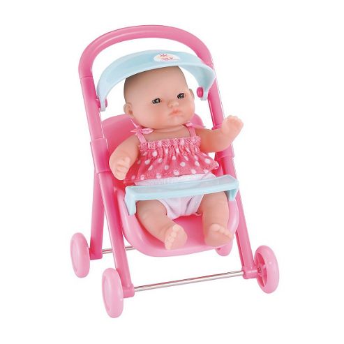 Image of Cup Cake Mini Baby Stroller Doll