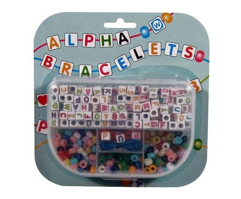 Image of Alphabet Bead Bracelet Pack