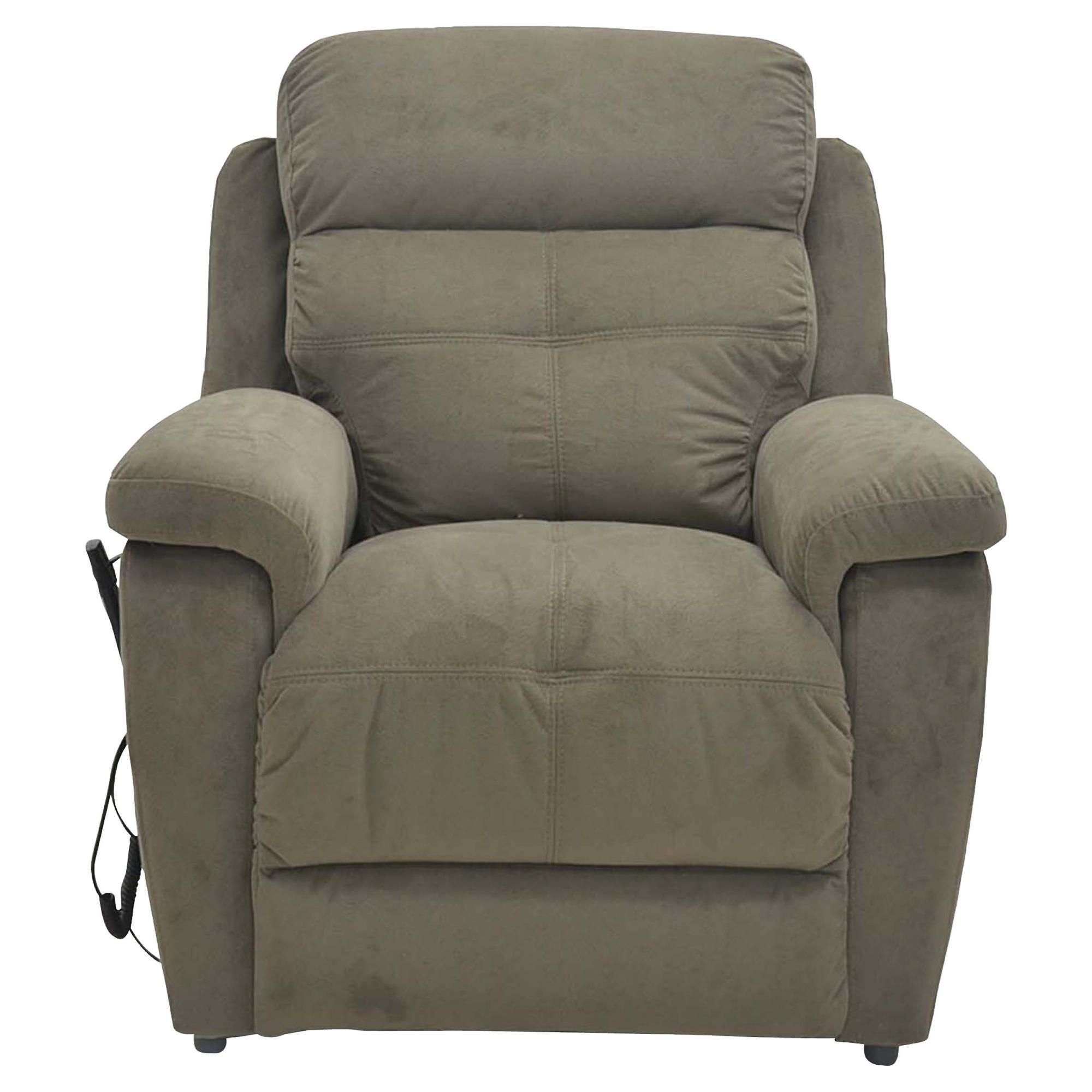 Fabric Power Lift Recliner Chair Brown at Tesco Direct