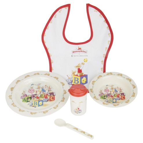 Image of Royal Doulton Bunnykins 5pc Set Abc