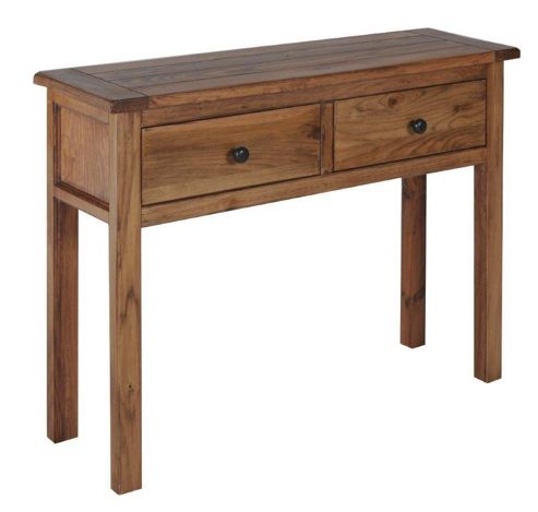 Image of Core Products Dn901 Aged Wood 2 Drawer Console Table