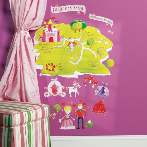 Image of Princess Land Children's Wall Stickers