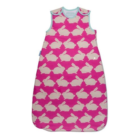 Image of Grobag Anorak Kissing Rabbits 1.0 Tog Sleeping Bag - 6-18 Months