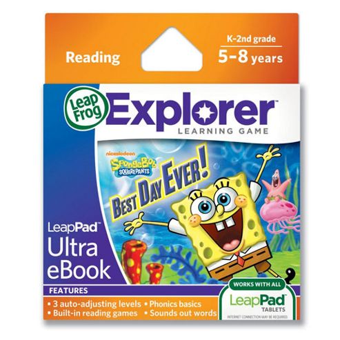 Image of Leapfrog Leappad Sponge Bob Best Day Ever