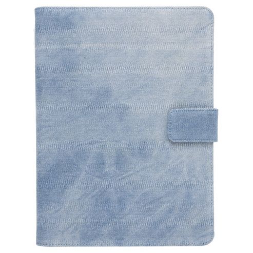 Image of Tesco Universal Folio Case Cover With Stand For 10" Tablets - Blue