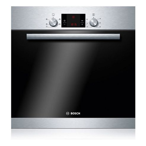 Image of Bosch Hba13b150b 600mm Built-in Single Oven With Variable Grill In Brushed Steel