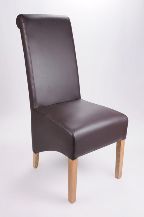 Image of Shankar Enterprises Krista Madras Chair (set Of 2) - Chocolate