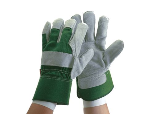 Image of Briers Bo380 Reinforced Rigger Glove Green Lge