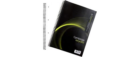 Image of Cambridge Recycled A4 Wirebound Notebook 100 Pages 400020196