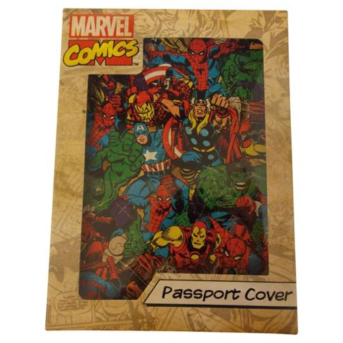 Marvel Comics Retro Passport Holder Marvel Comics Retro Passport Holder