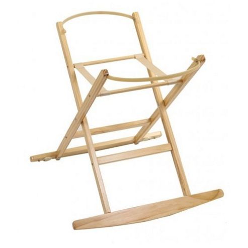 Image of Dormouse Deluxe Rocking Moses Basket Stand (natural)