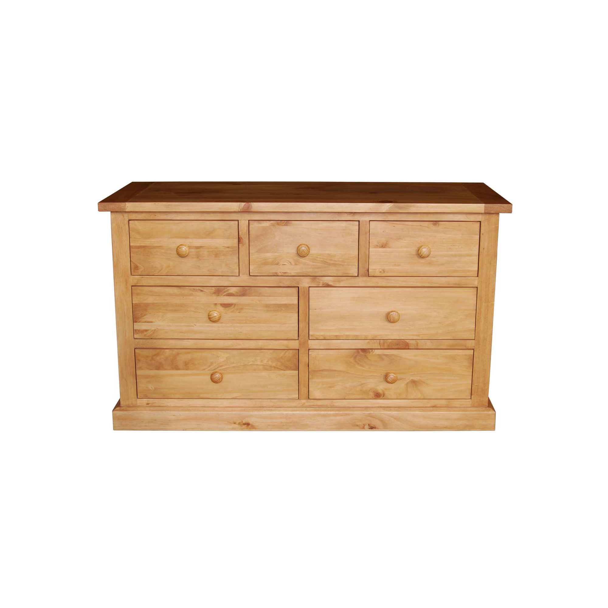 Furniture Link Devon Seven Drawer Dresser in Pine at Tesco Direct