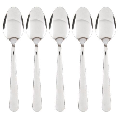 Image of Tesco Value Teaspoons, 5 Piece