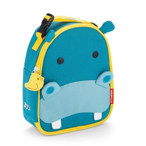 Image of Skip Hop Zoo Lunchies Insulated Kids Lunch Bag - Hippo