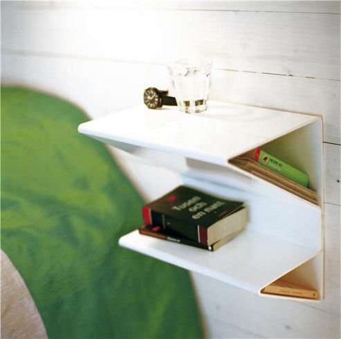 Image of Maze Nite Bedside/hall Table In White