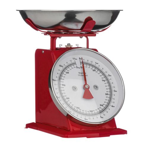 Image of Premier Housewares Kitchen Scale - Red