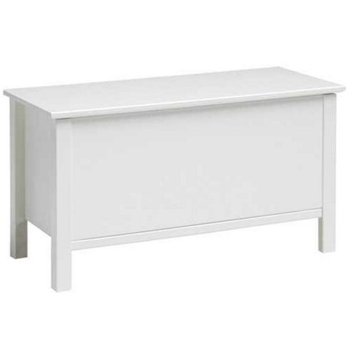 Image of Storage Ottoman / Bench - White