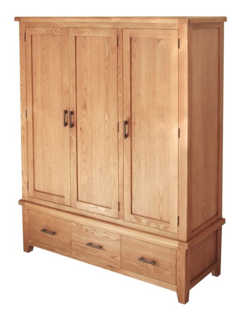Image of Furniture Link Hampshire 3 Door Wardrobe