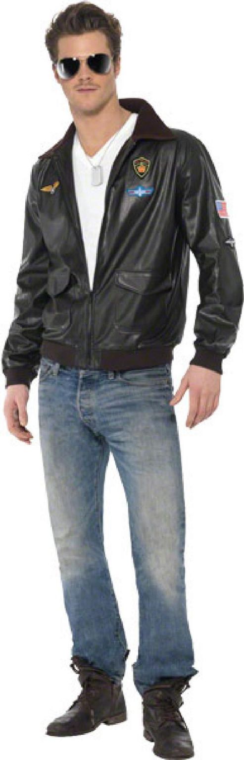 Image of Top Gun Bomber - Adult Costume Size: 42-44