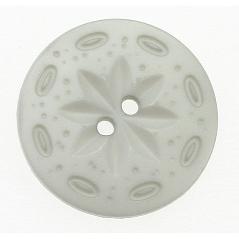 Image of Buttons 23mm - Engraved Round Pale Grey