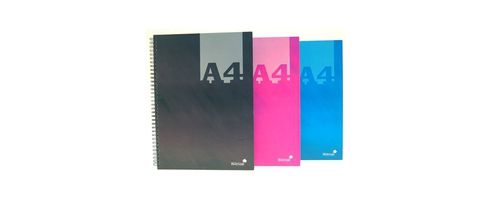 Image of Silvine A4 Casebound Twin Wire Notebook Assorted Thba4ac