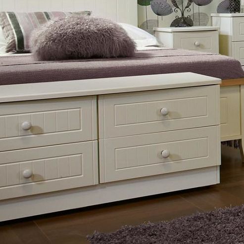 Image of Welcome Furniture Coniston 4 Drawer Bed Box - Cream