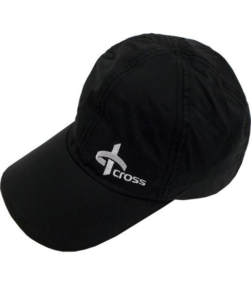 Image of Cross Mens Waterproof Rain Cap - Black