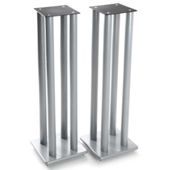 Atacama Speaker Stands in Silver - Height 1000mm