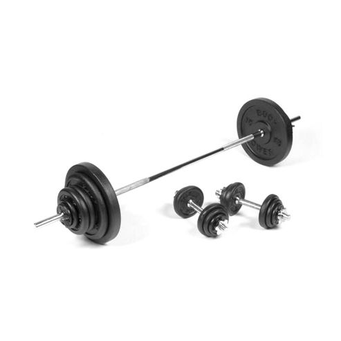 Image of Body Power 101kg 6ft Combi Standard Weight Set