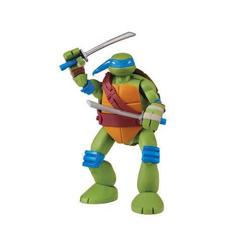 Image of Teenage Mutant Ninja Turtles Mutations Deluxe Pet To Turtles Leonardo Figure