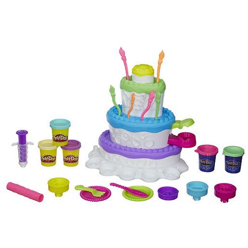 Image of Play-doh Sweet Shoppe Cake Mountain Playset