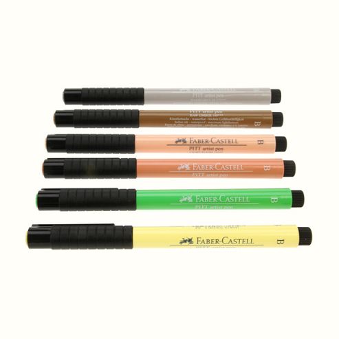Image of Faber Castell Pitt Manga Set - Kaoiro 6pk