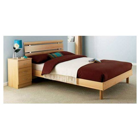 Image of Ashcraft Impressions Double Bed Frame - Beech