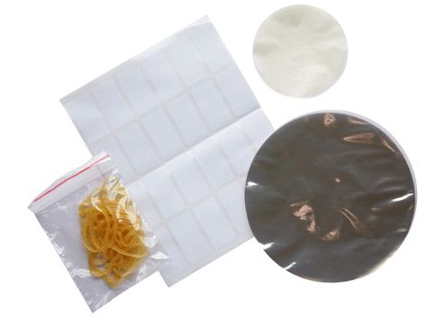 Image of Kitchen Craft Pack Of Twenty-four 908g / 2lb Jam Jar Cover Kit