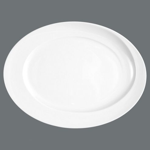 Image of Seltmann Weiden Paso White Oval Platter - 35cm