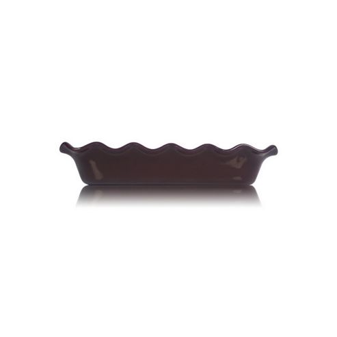 Image of Emile Henry Large Ruffled Rectangular Baker Dish, Fig