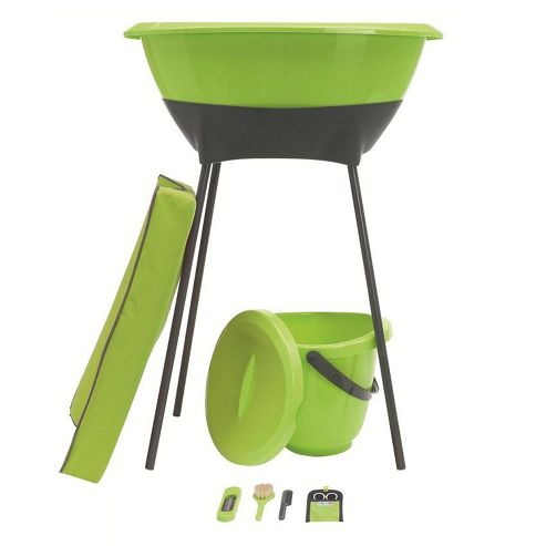 Image of Luma 7 Piece Baby Bath Set Lime Green