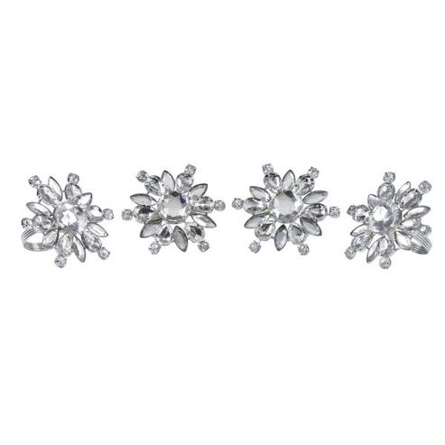 Image of Cimc Home Arabella 4 Piece Napkin Ring Set