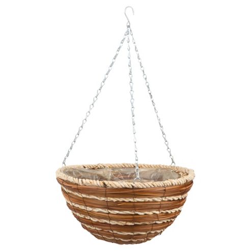 Image of Dobbies Essentials Natural Hanging Basket New Forest