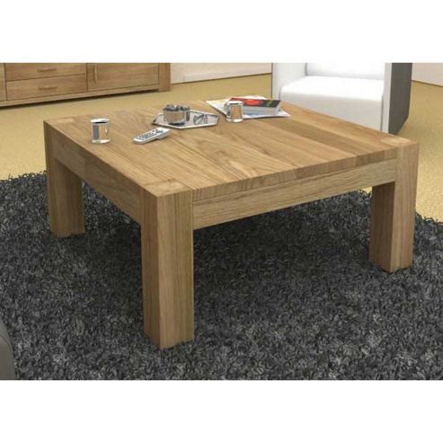 Image of Baumhaus Cmr08a Atlas Solid Oak Square Coffee Table