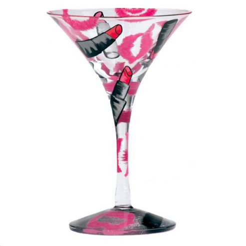 Image of Lolita Martini Glass - Lipstick