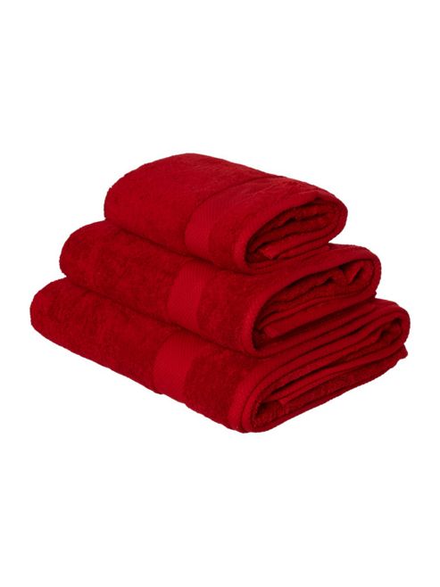 Image of Linea Egyptian Hand Towel Red