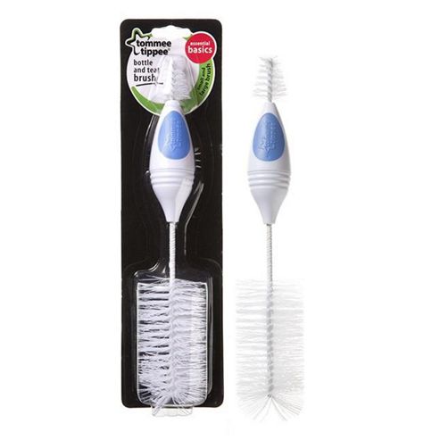 Image of Tommee Tippee Basics Bottle And Teat Brush Blue