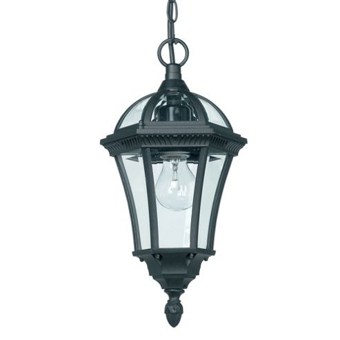 Image of Endon Lighting Hanging Lantern In Matt Black