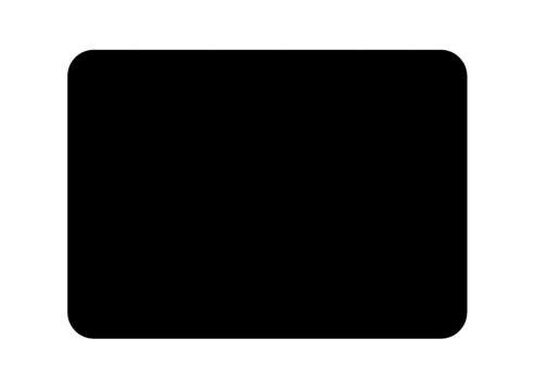 Image of Tuftop 30cm X 22cm Small Worktop Saver, Black