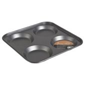 Go Cook Professional 24cm 4 Cup Yorkshire Pudding Tray